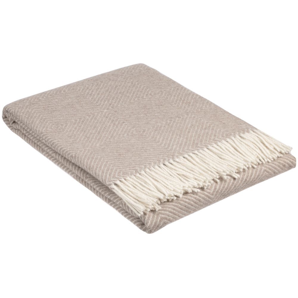 Плед «Тренто» бежевый