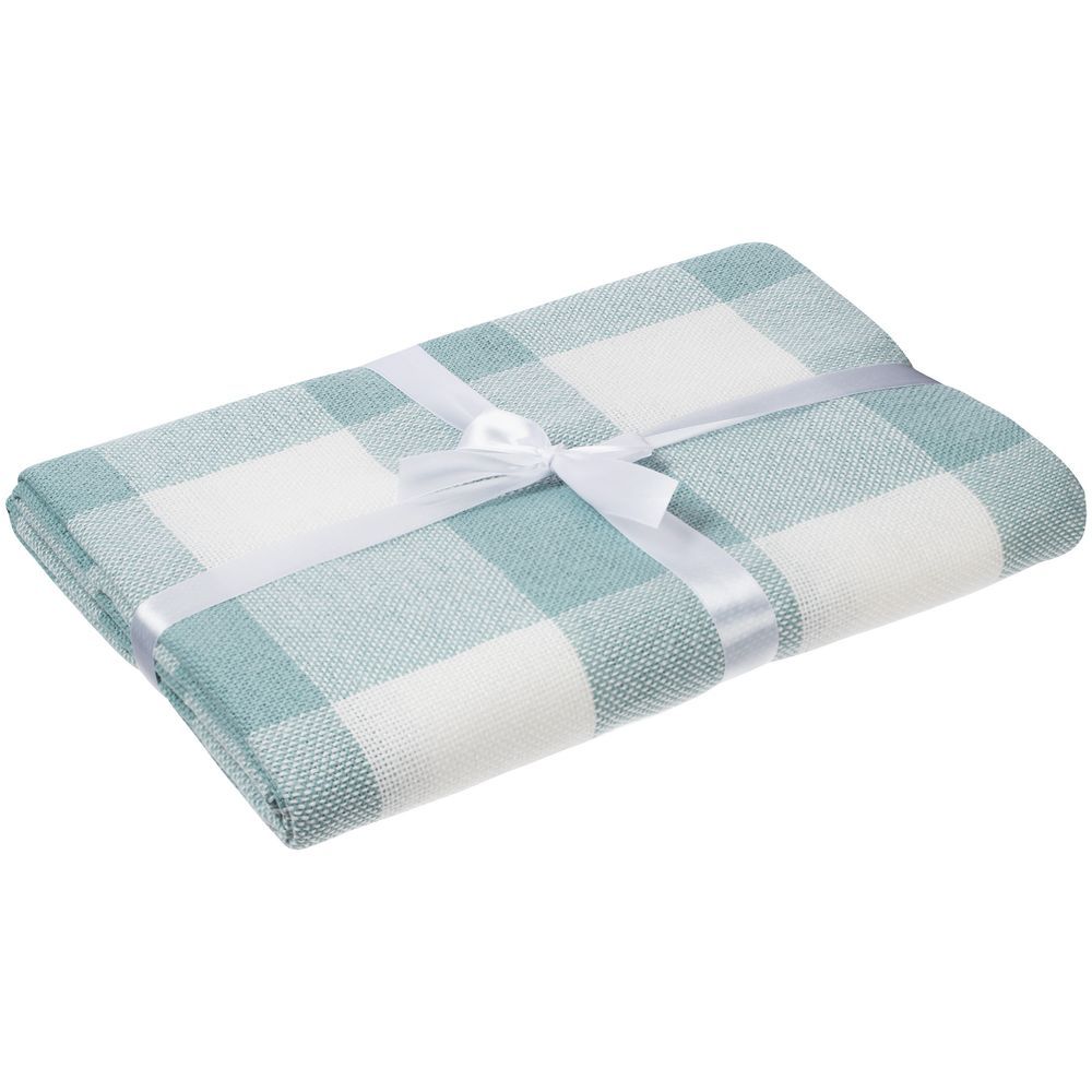 Плед London бирюзовый