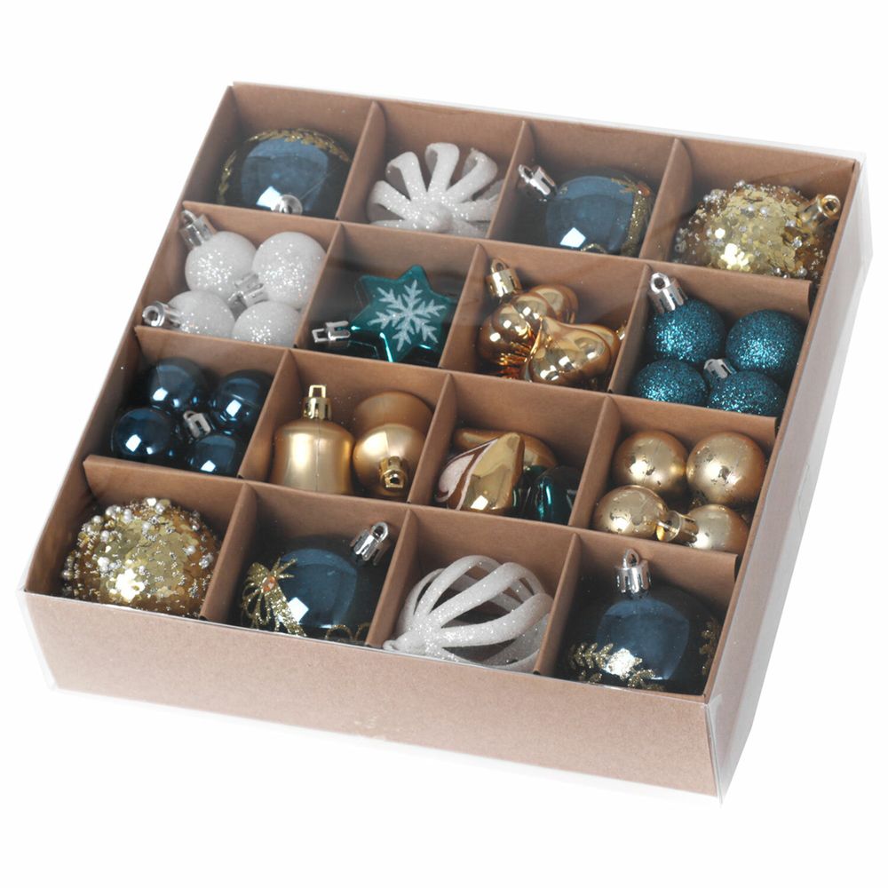 Шары ёлочные НАБОР 56 предметов,