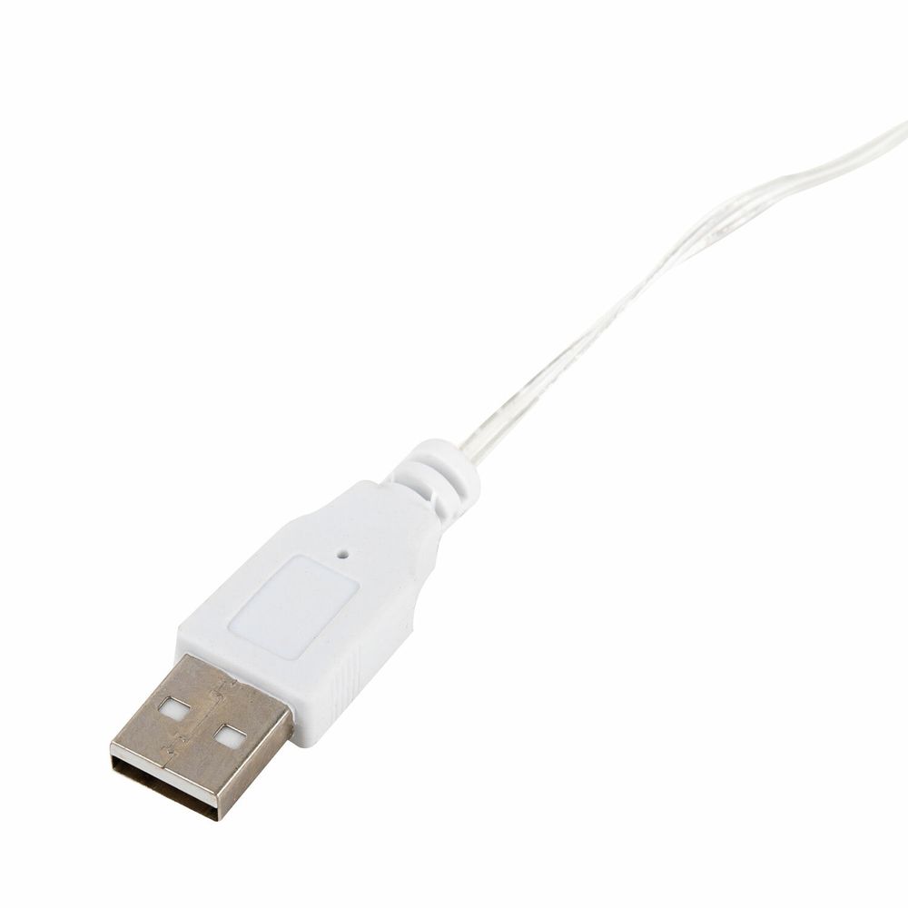 Электрогирлянда-нить комнатная "Бутылочки" 3 м, 20 LED, теплый белый, USB, ЗОЛОТАЯ СКАЗКА, 592203