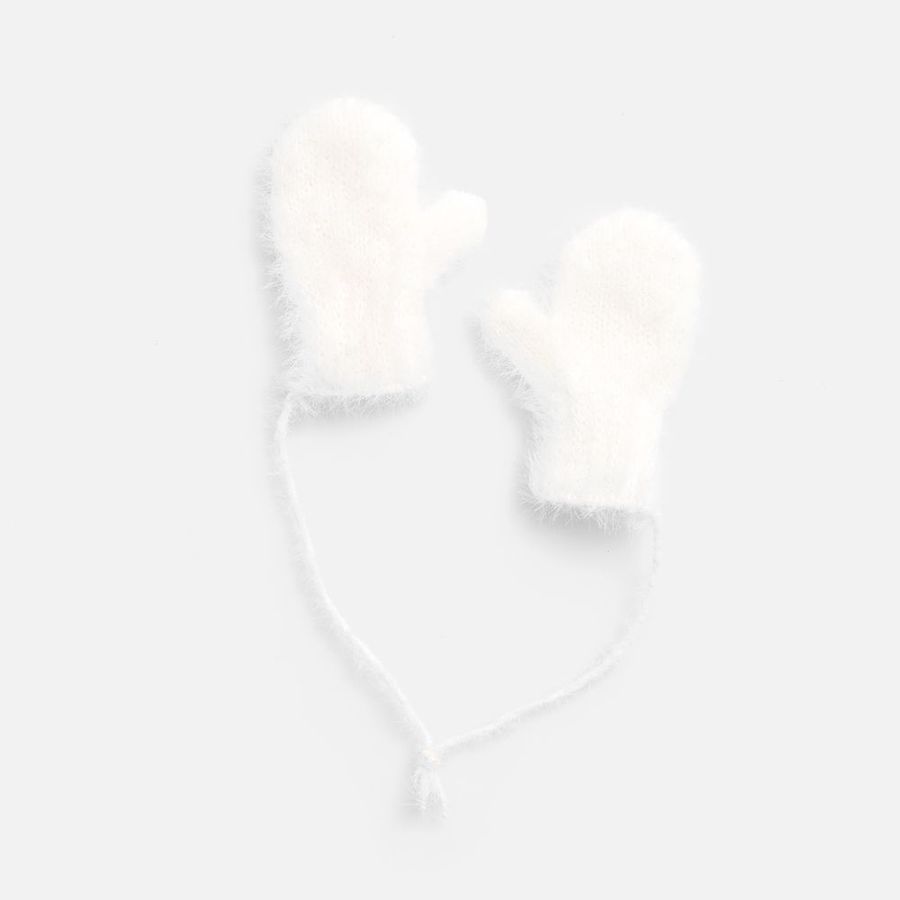 Подвеска на елку «Вьюжка» варежки белая