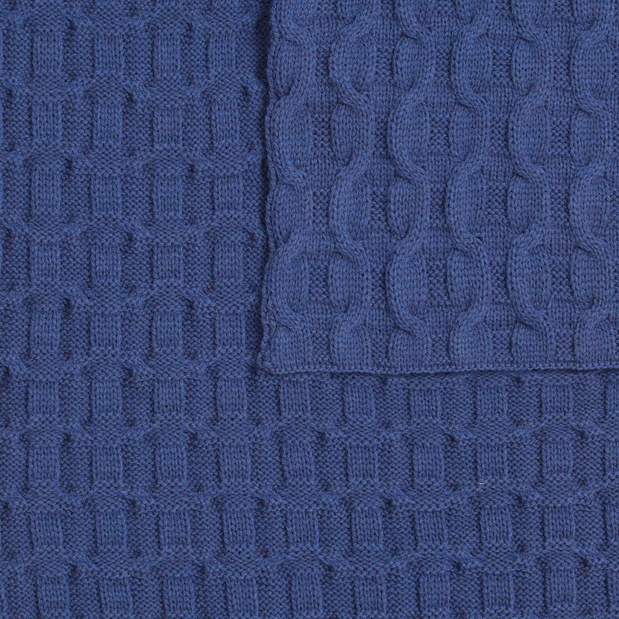 Плед Braidera синий (черника)