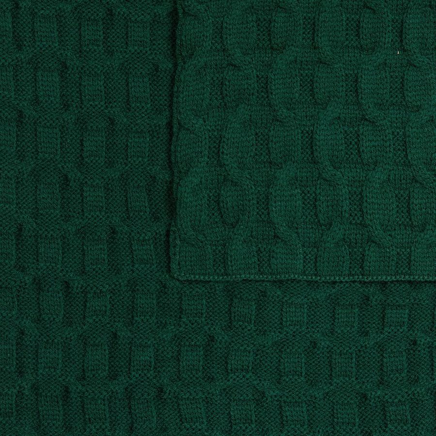 Плед Braidera темно-зеленый (хвойный)