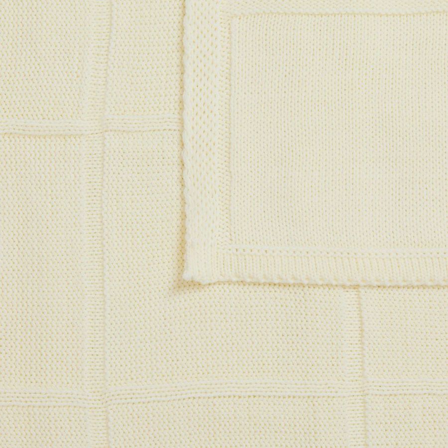 Плед Chainfield белый (молочный)