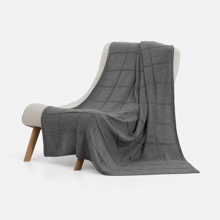 Плед Chainfield серый меланж