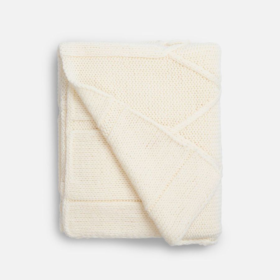 Плед Curve Verve молочно-белый