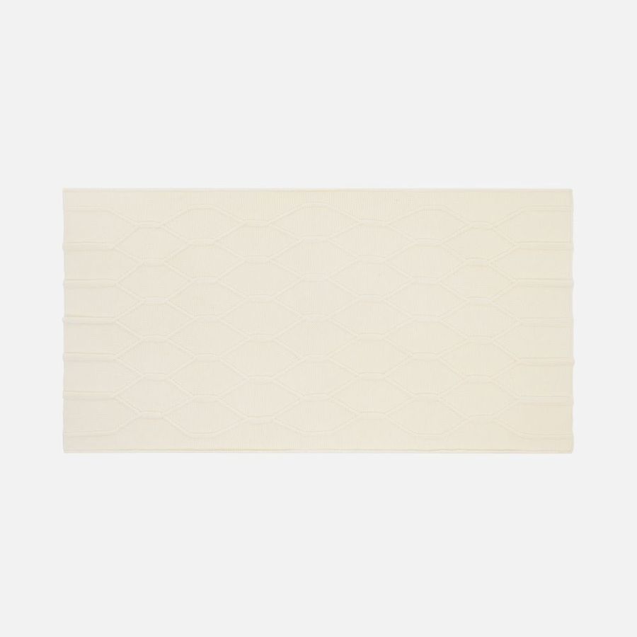 Плед Curve Verve молочно-белый