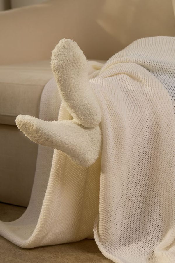 Плед Knitly белый