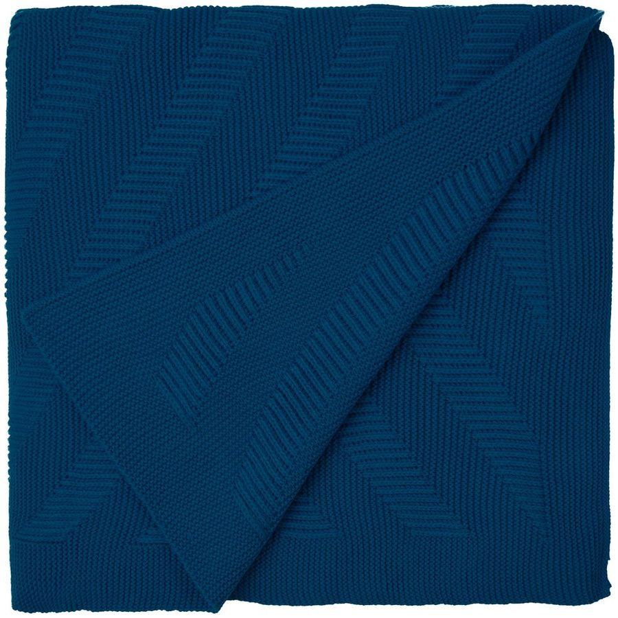 Плед Locus Solus синий (морская волна)