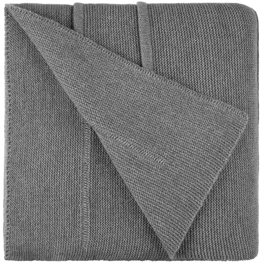 Плед Nessona Alpaca серый (кварцевый меланж)