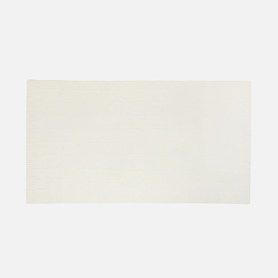 Плед Quadrisma белый (молочный)