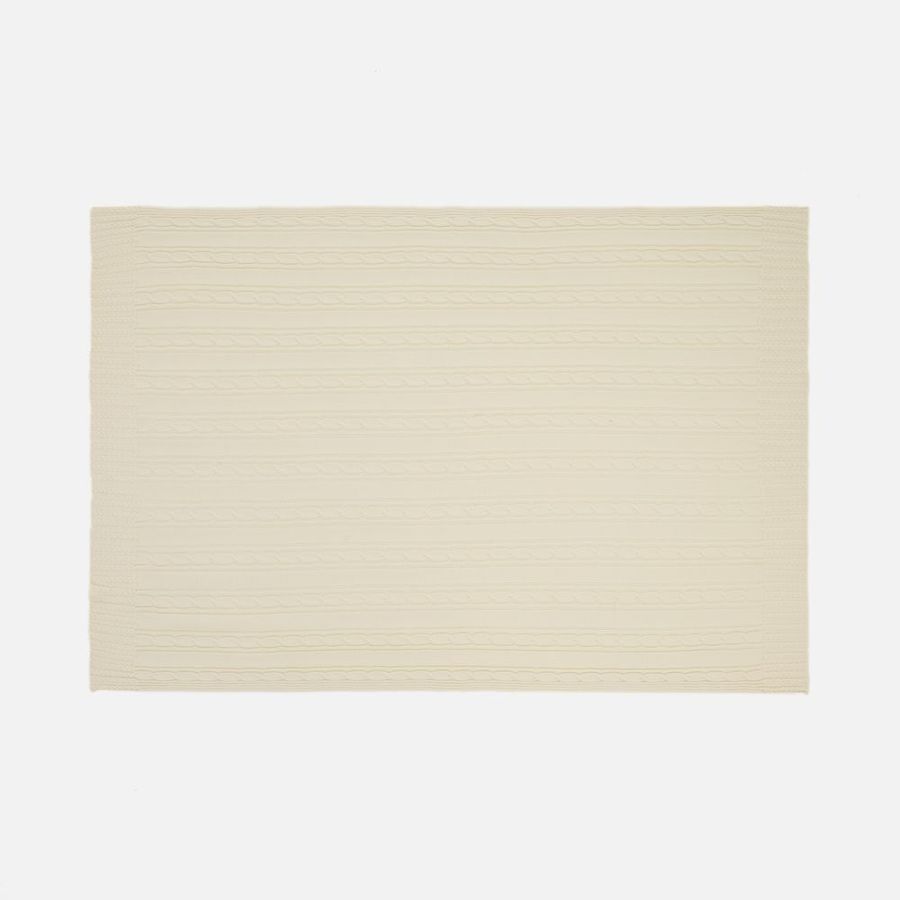 Плед Remitti белый (молочный)