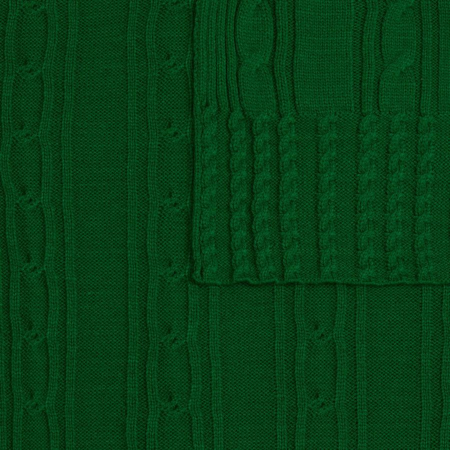 Плед Remitti глубокий зеленый