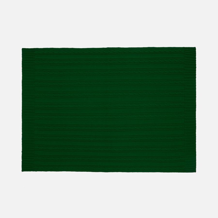 Плед Remitti глубокий зеленый