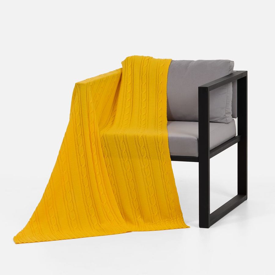 Плед Remitti желтый