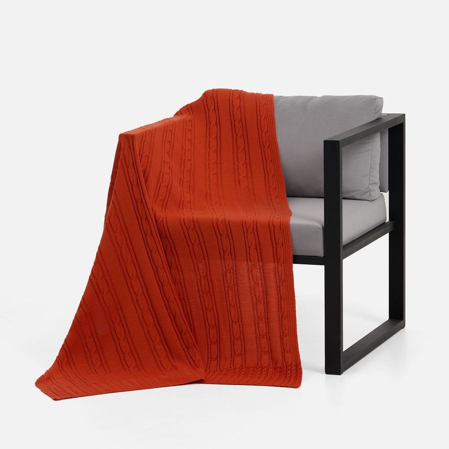 Плед Remitti оранжевый (морковь)