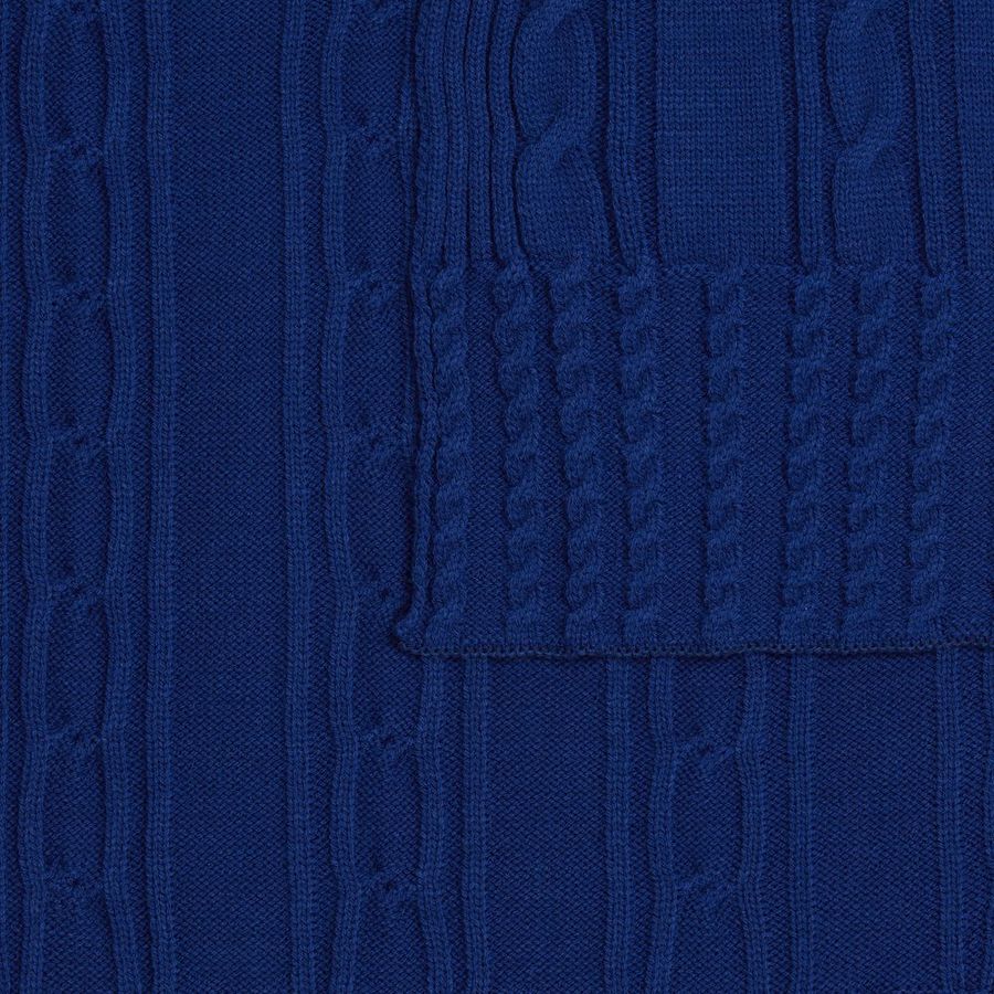 Плед Remitti темно-синий (кобальт)