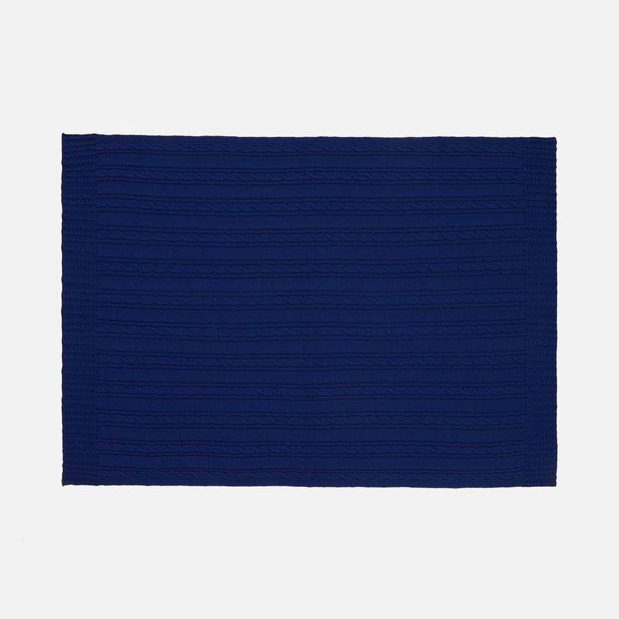 Плед Remitti темно-синий (кобальт)