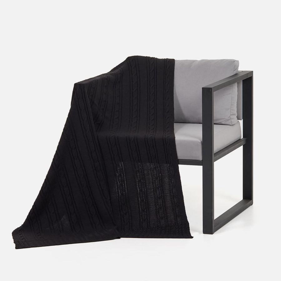 Плед Remitti черный