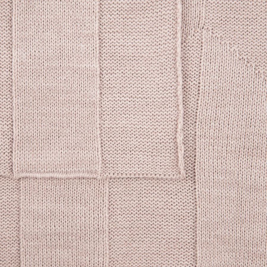 Плед Rombus бежевый меланж