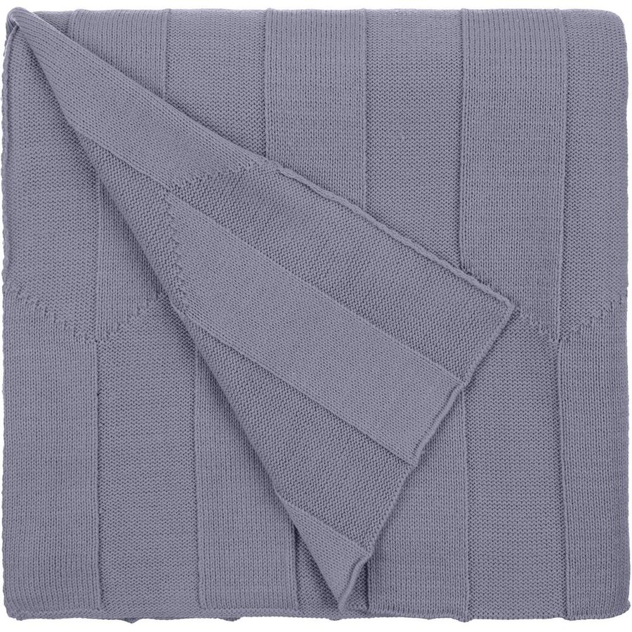 Плед Rombus серый (стальной)