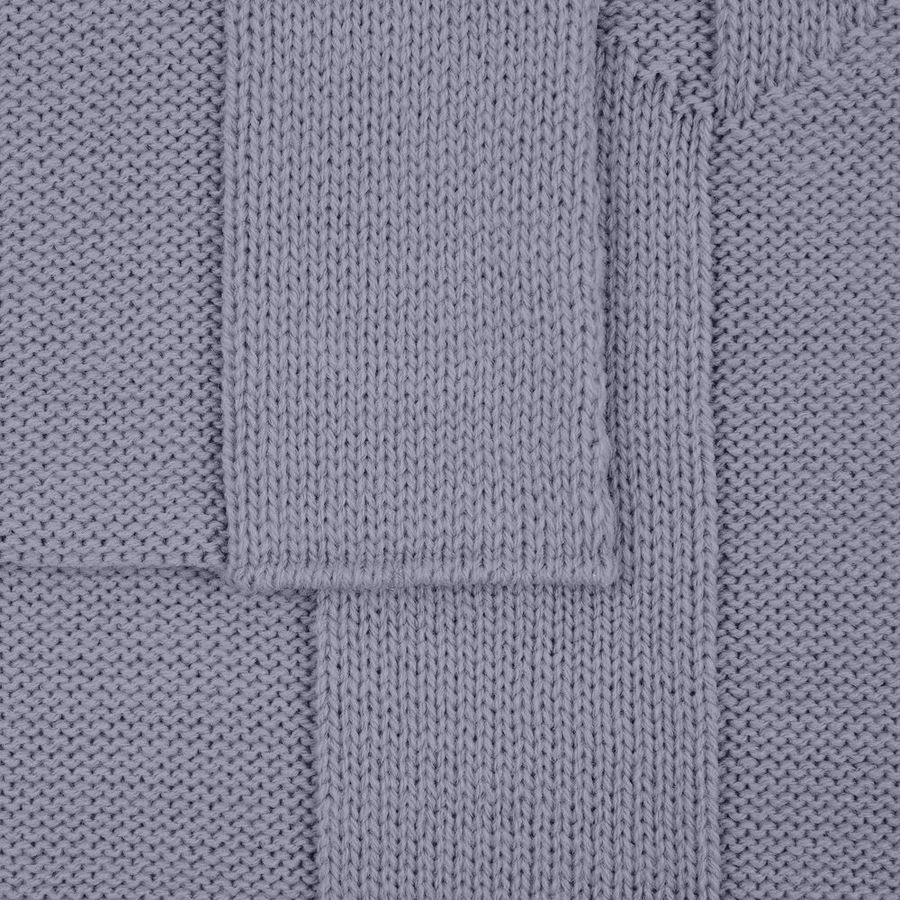 Плед Rombus серый (стальной)