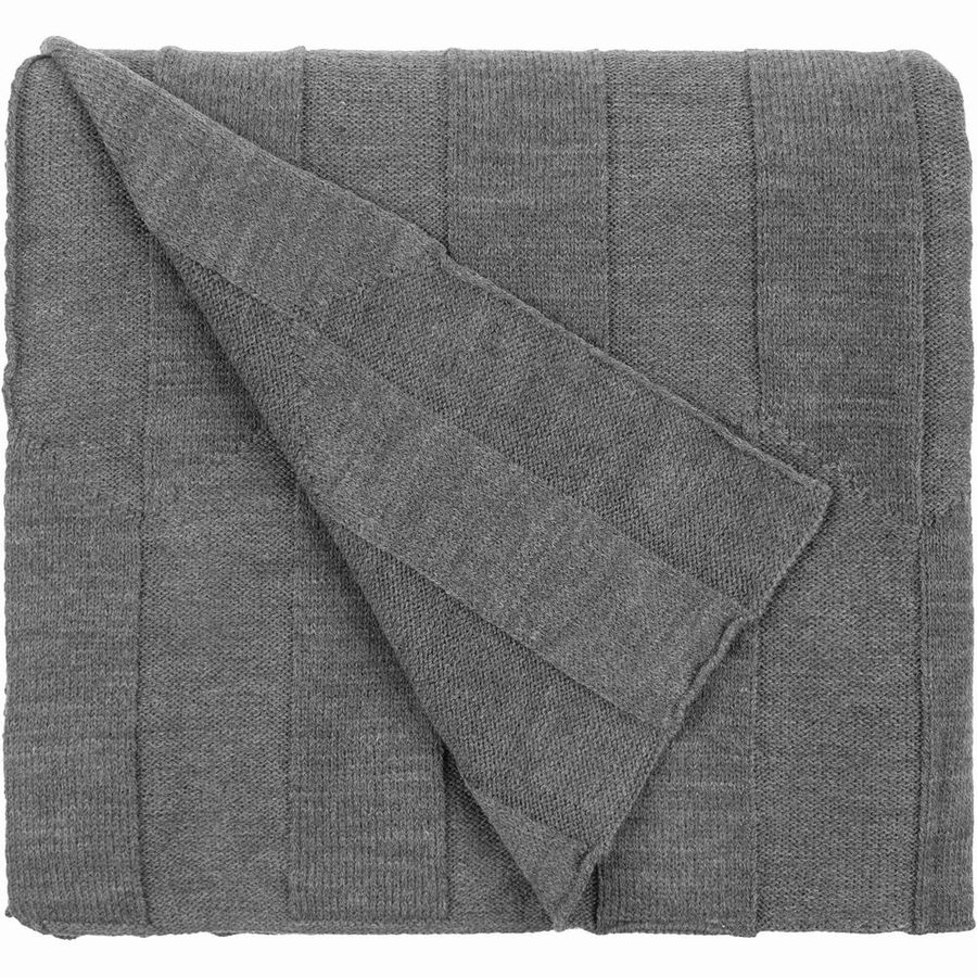 Плед Rombus серый меланж