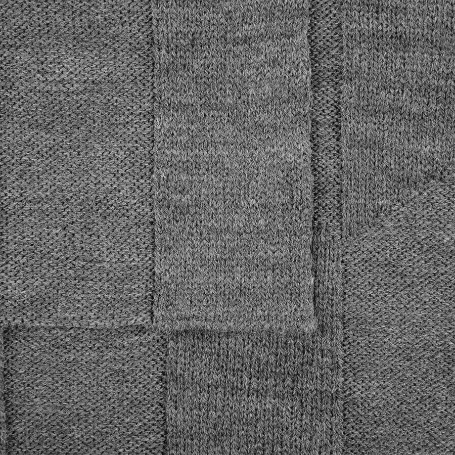 Плед Rombus серый меланж