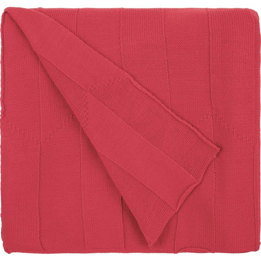 Плед Rombus темно-розовый (коралл)