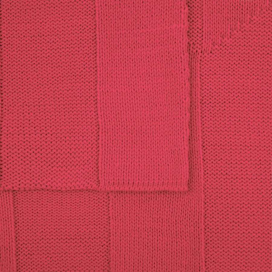 Плед Rombus темно-розовый (коралл)