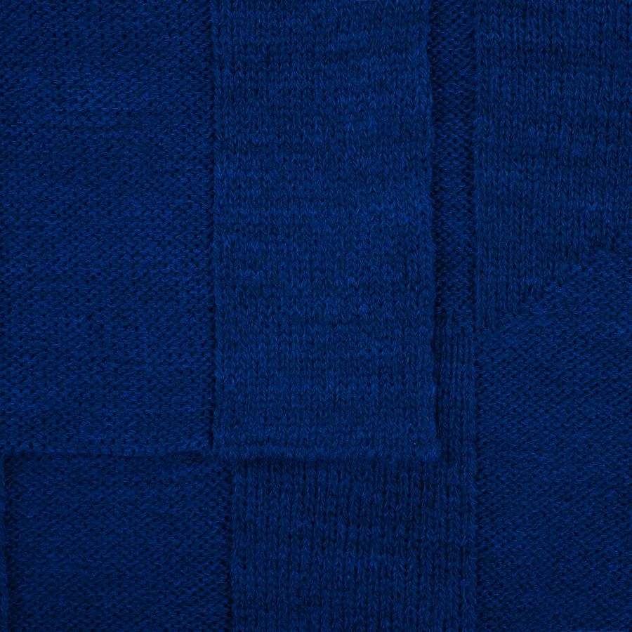 Плед Rombus темно-синий (кобальт)