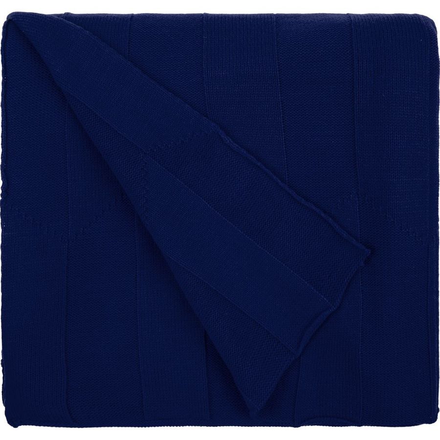 Плед Rombus темно-синий (сапфир)