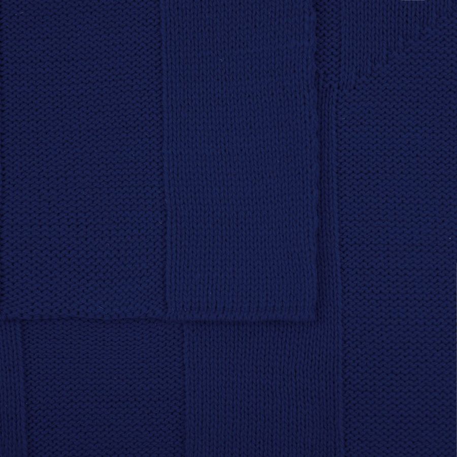 Плед Rombus темно-синий (сапфир)