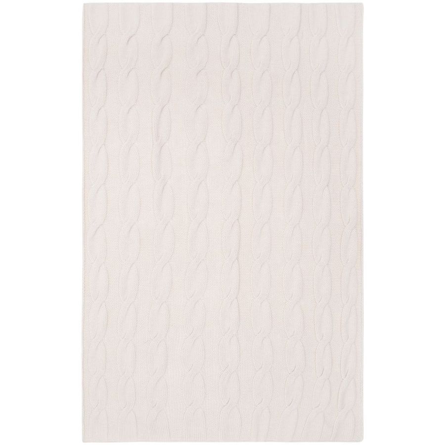 Плед Snefald жемчужно-белый