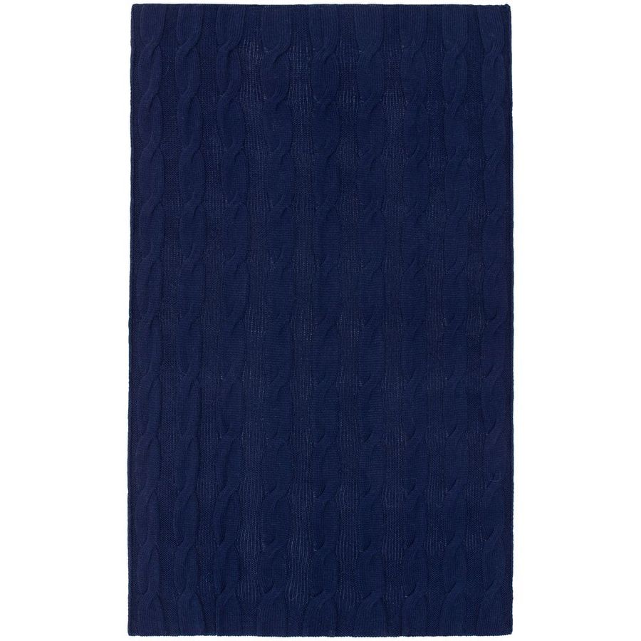 Плед Snefald темно-синий