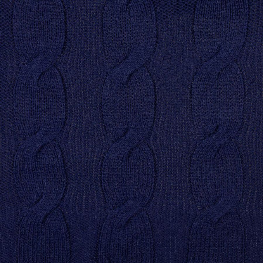 Плед Snefald темно-синий