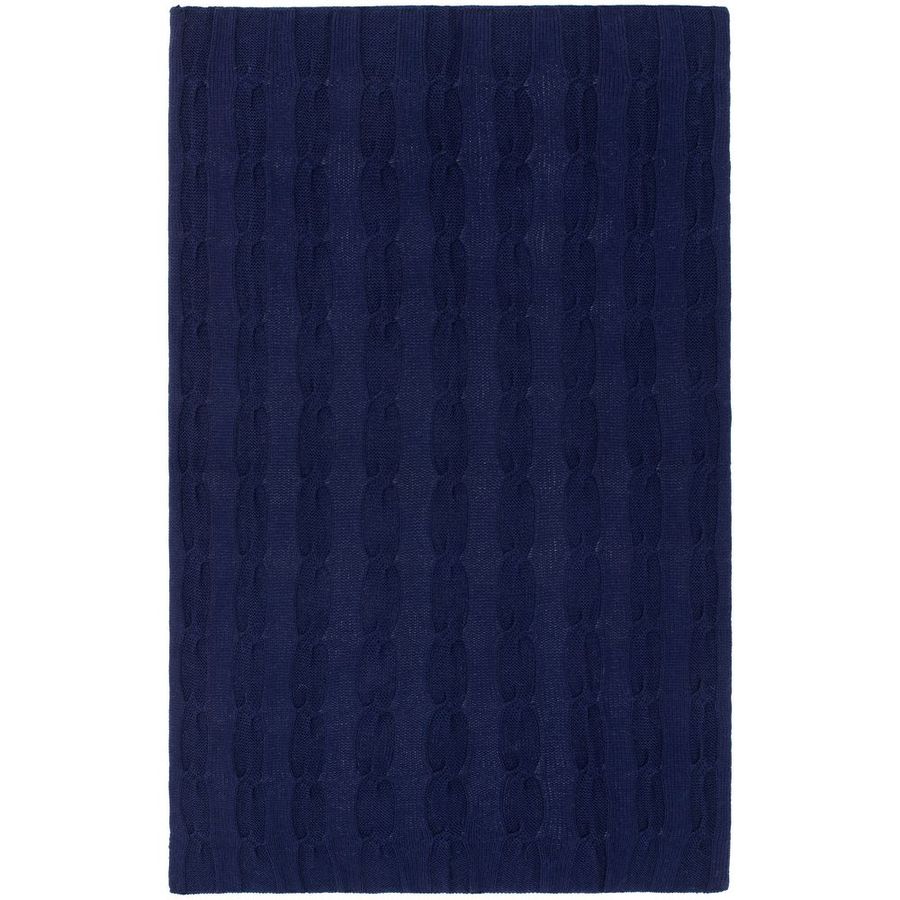 Плед Snefald темно-синий