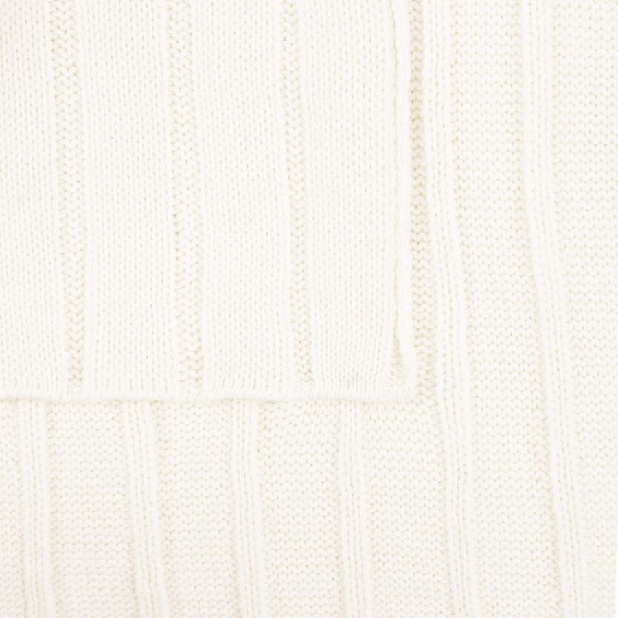 Плед Tressa белый (молочный)