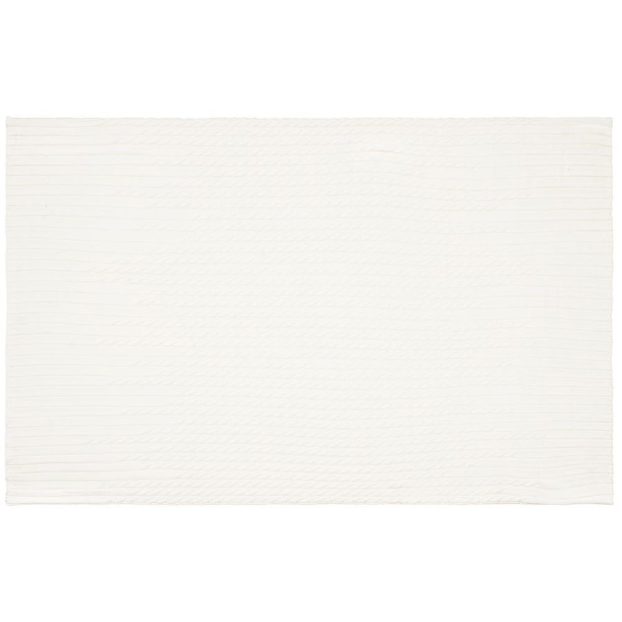 Плед Tressa белый (молочный)