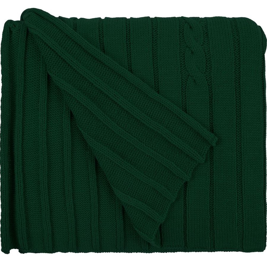 Плед Tressa темно-зеленый