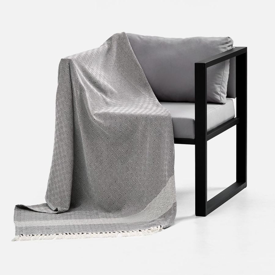 Плед Ladakh серый