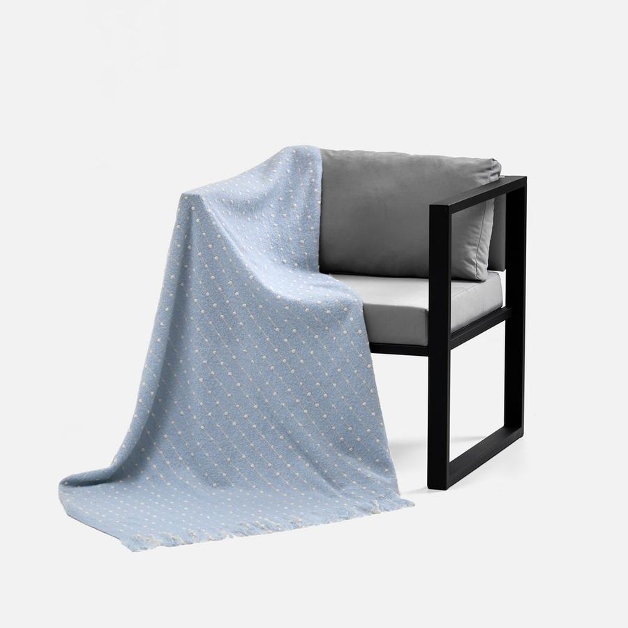 Плед Laforet голубой