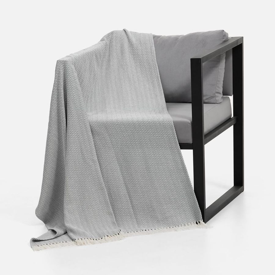 Плед Landour серый