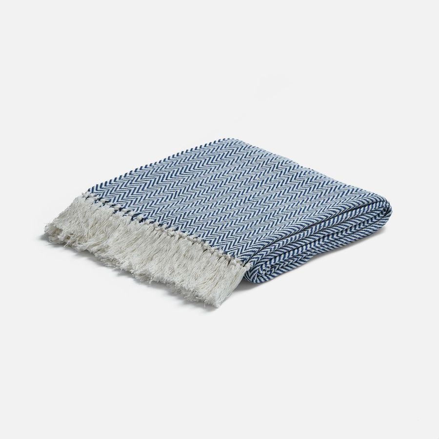 Плед Landour синий