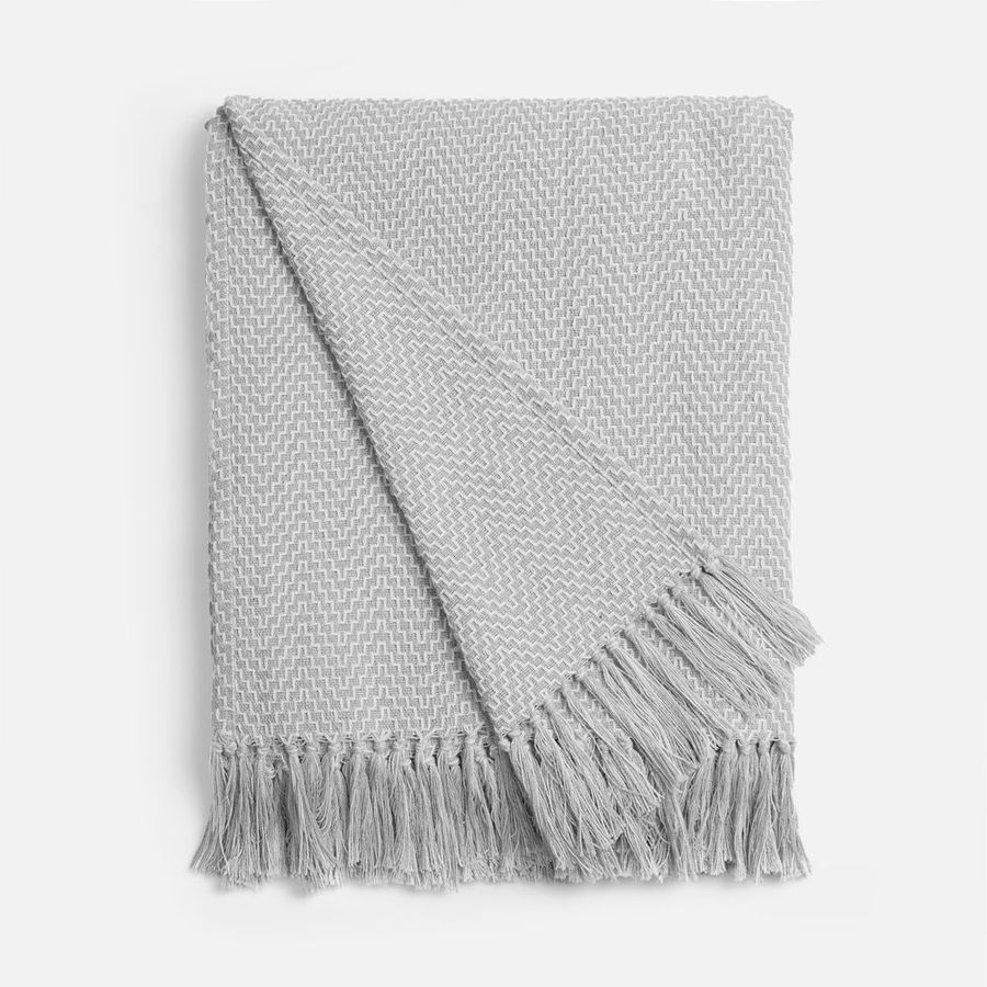 Плед Saltoro светло-серый