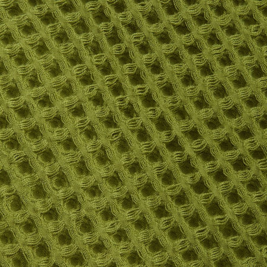 Плед вафельный Elenglect зеленый