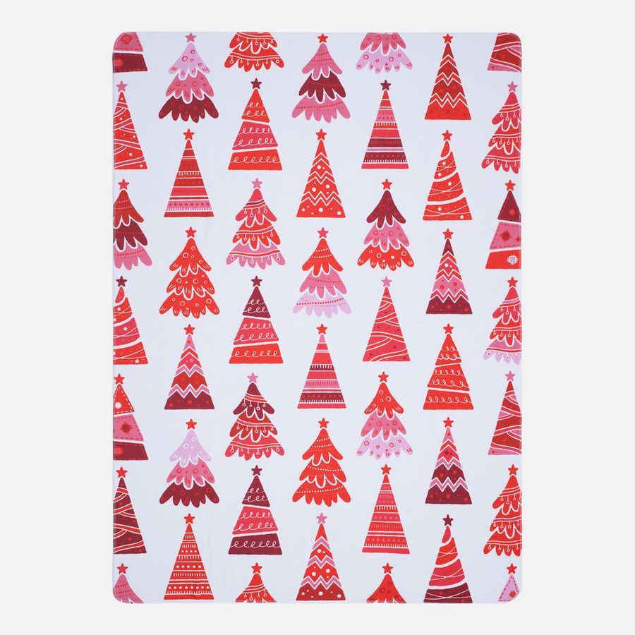 Флисовый плед Imaginario красный