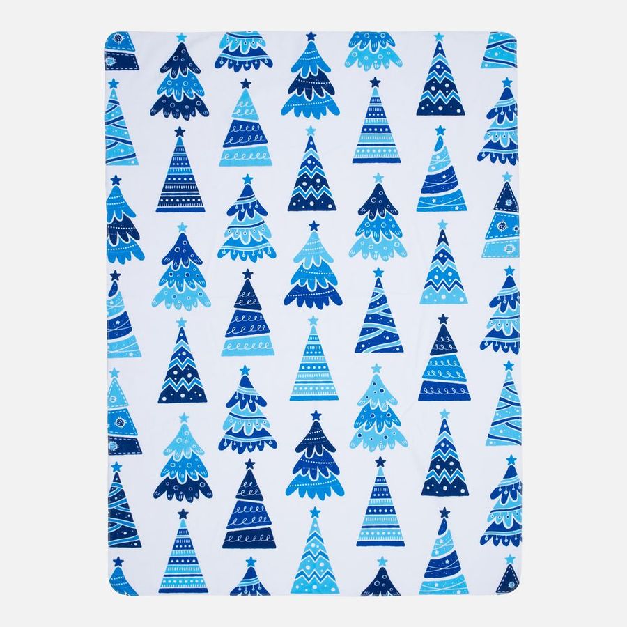 Флисовый плед Imaginario синий