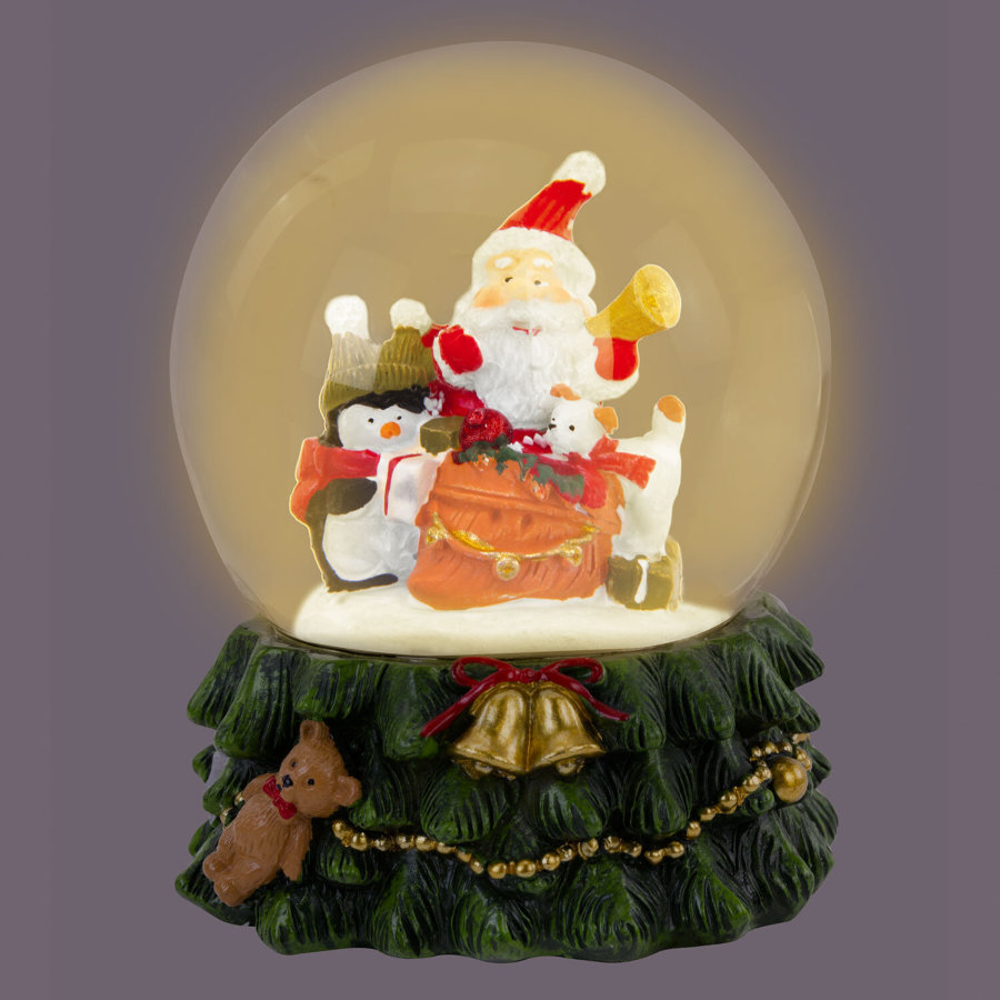 Снежный шар с LED-подсветкой 