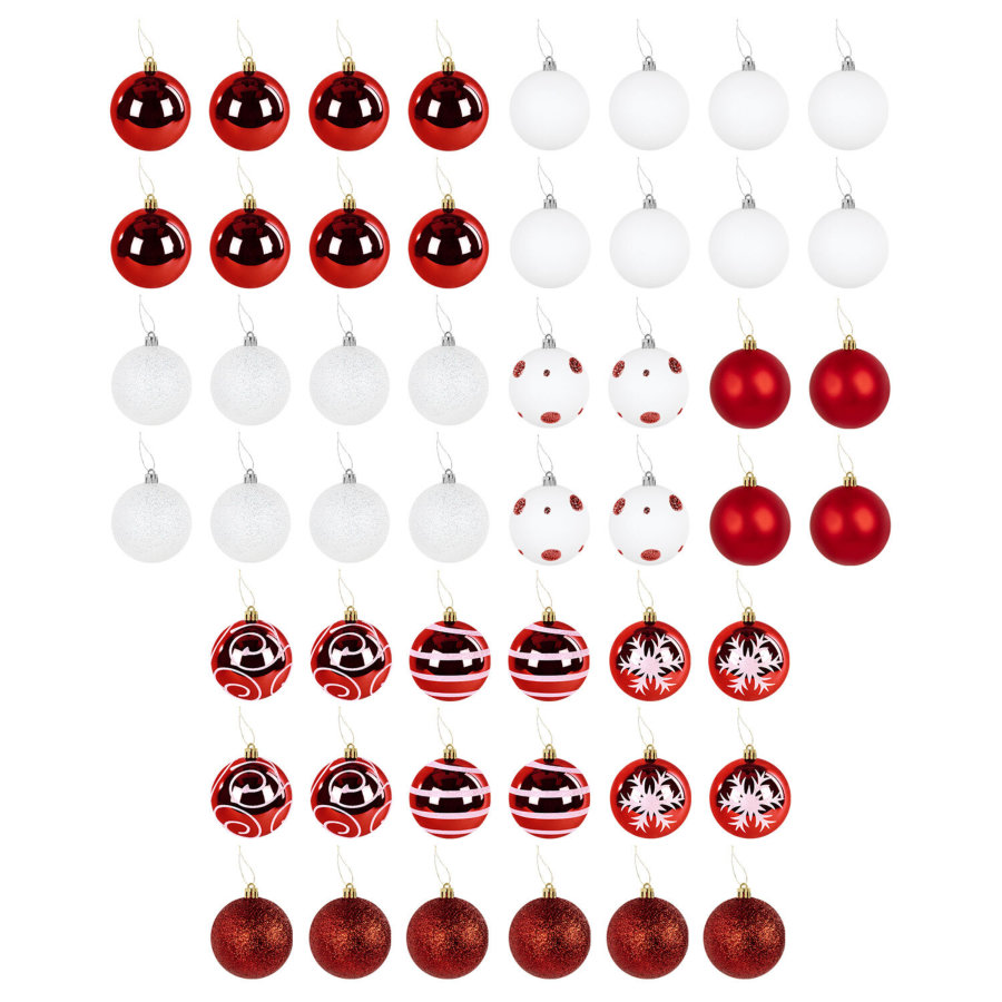 Шары елочные НАБОР 50 предметов
